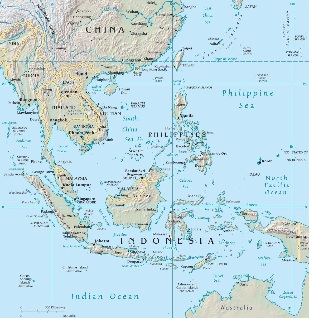 マレーシア国 地図 図マレーシア及び周辺諸国 東南アジア アジア