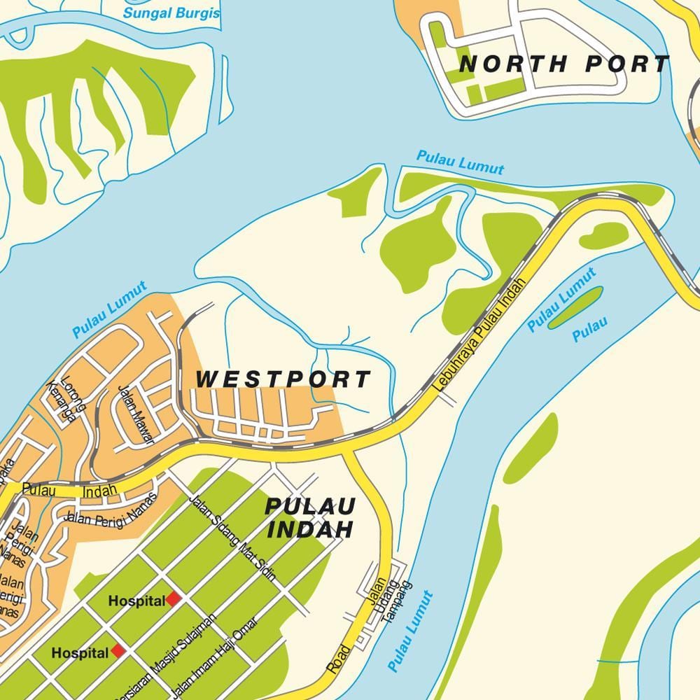 kluangマレーシア地図