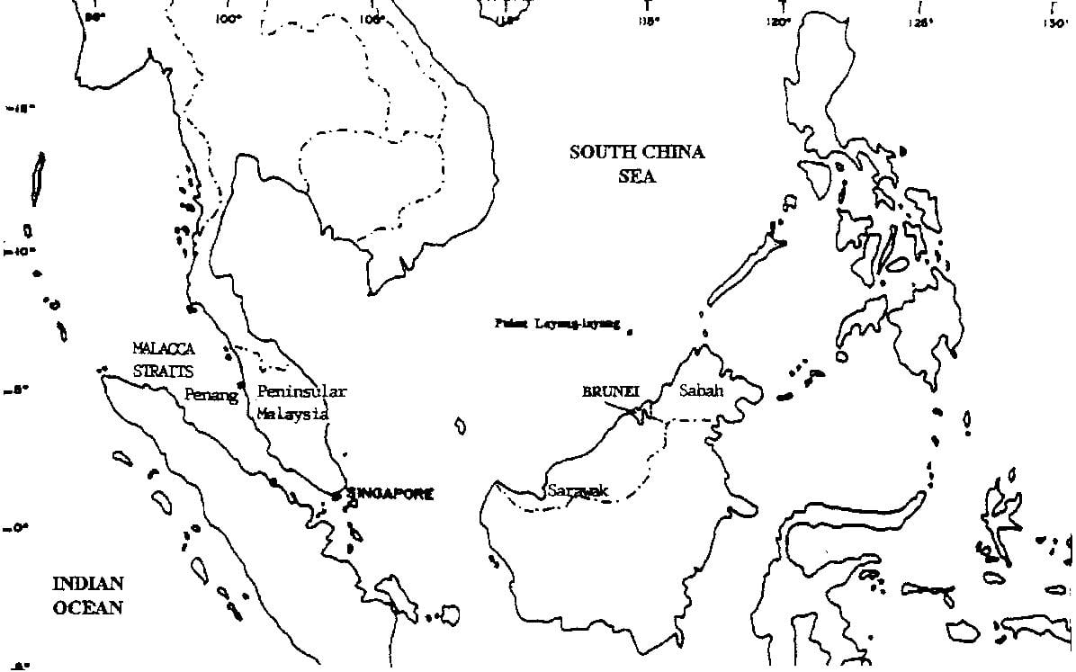図マレーシアのマップの作成