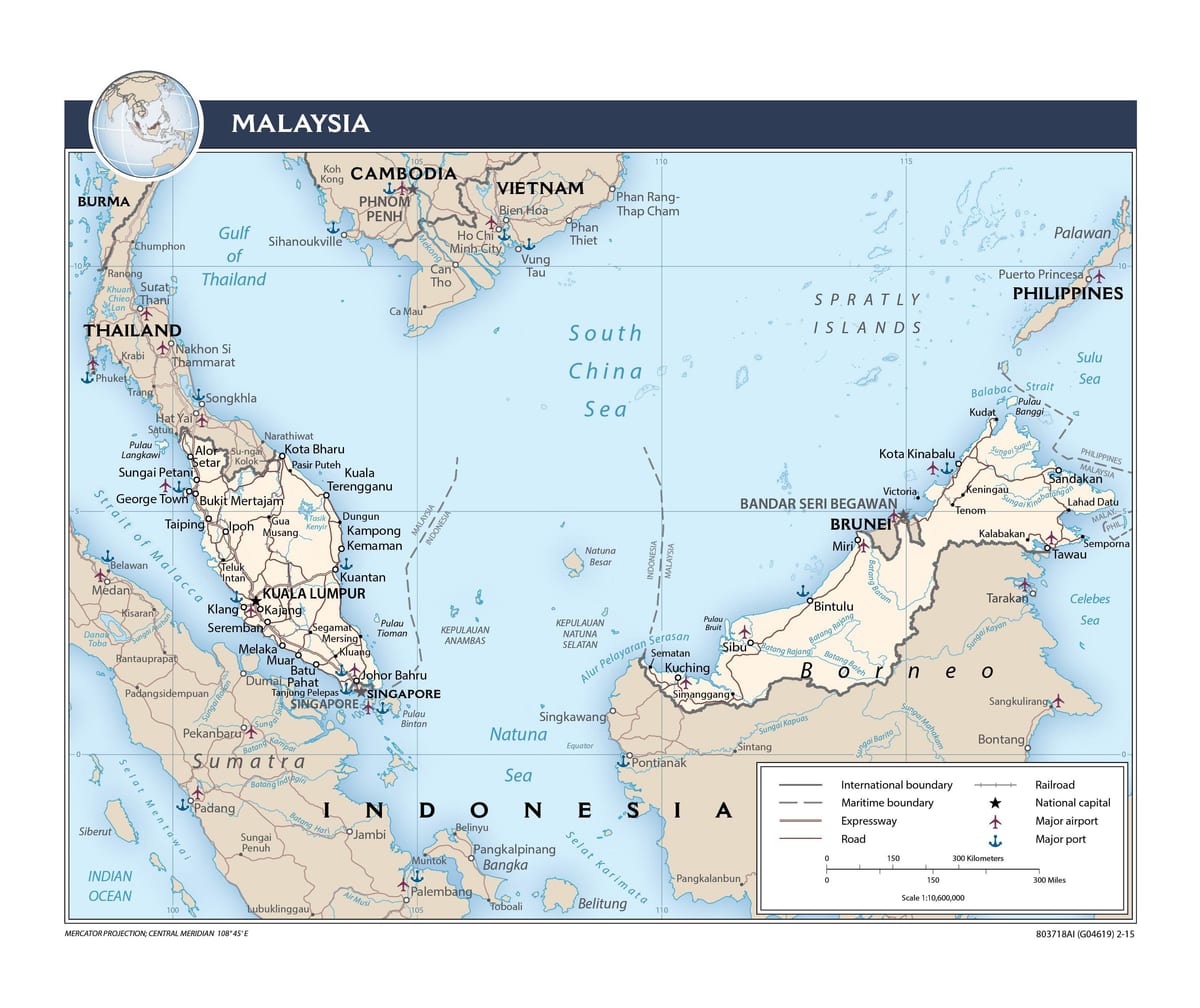 マレーシア国際空港地図