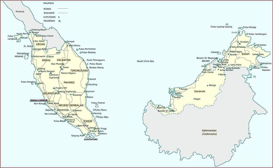 マレーシアの地図アプリ