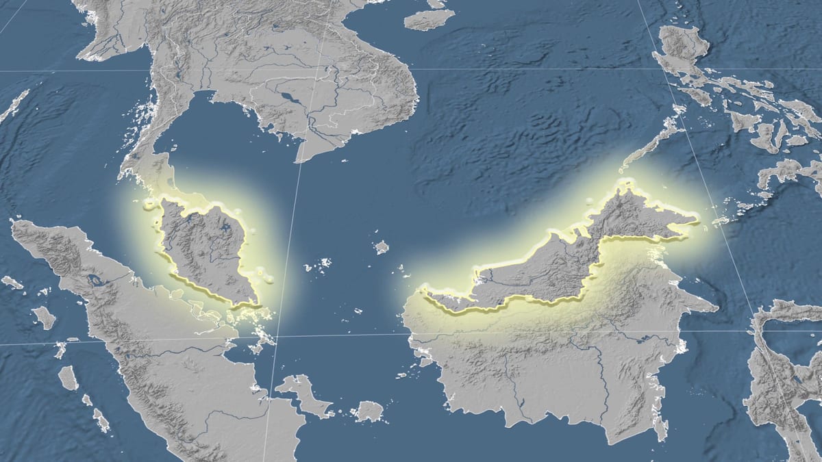 図マレーシア標高 