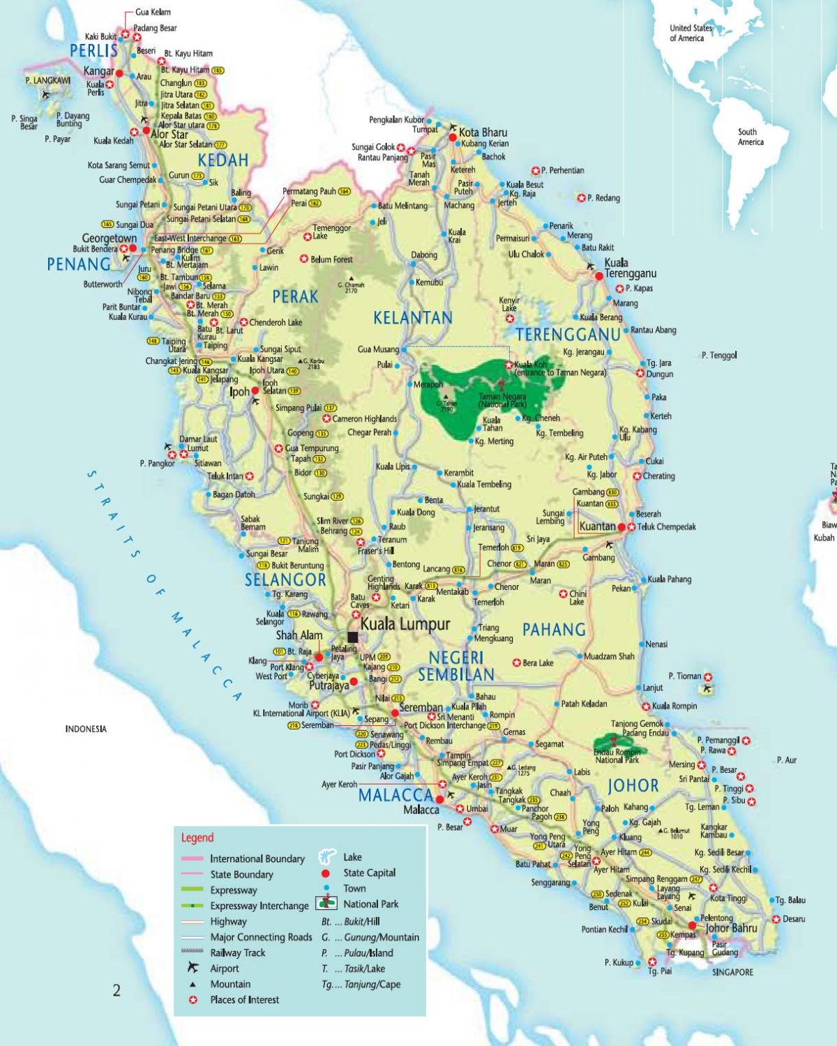 マレーシアkl地図