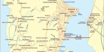 地図pulauピマレーシア