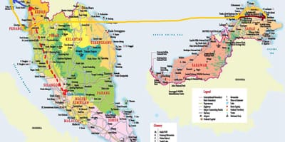図マレーシアにバス