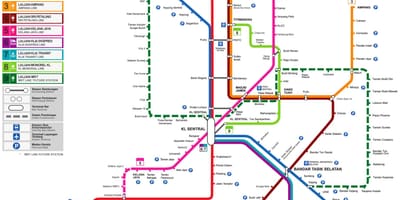 交通地図マレーシア