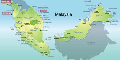 図マレーシアビーチリゾート