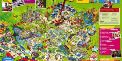 地図のレゴランドマレーシア