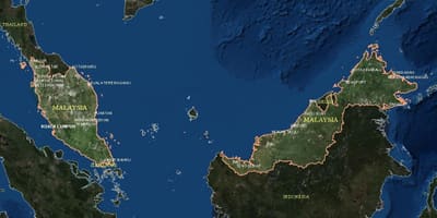 地図の地図マレーシア